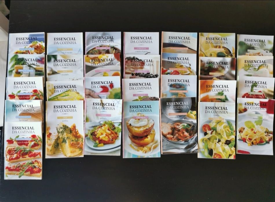 Coleção de 41  livros de culinária
