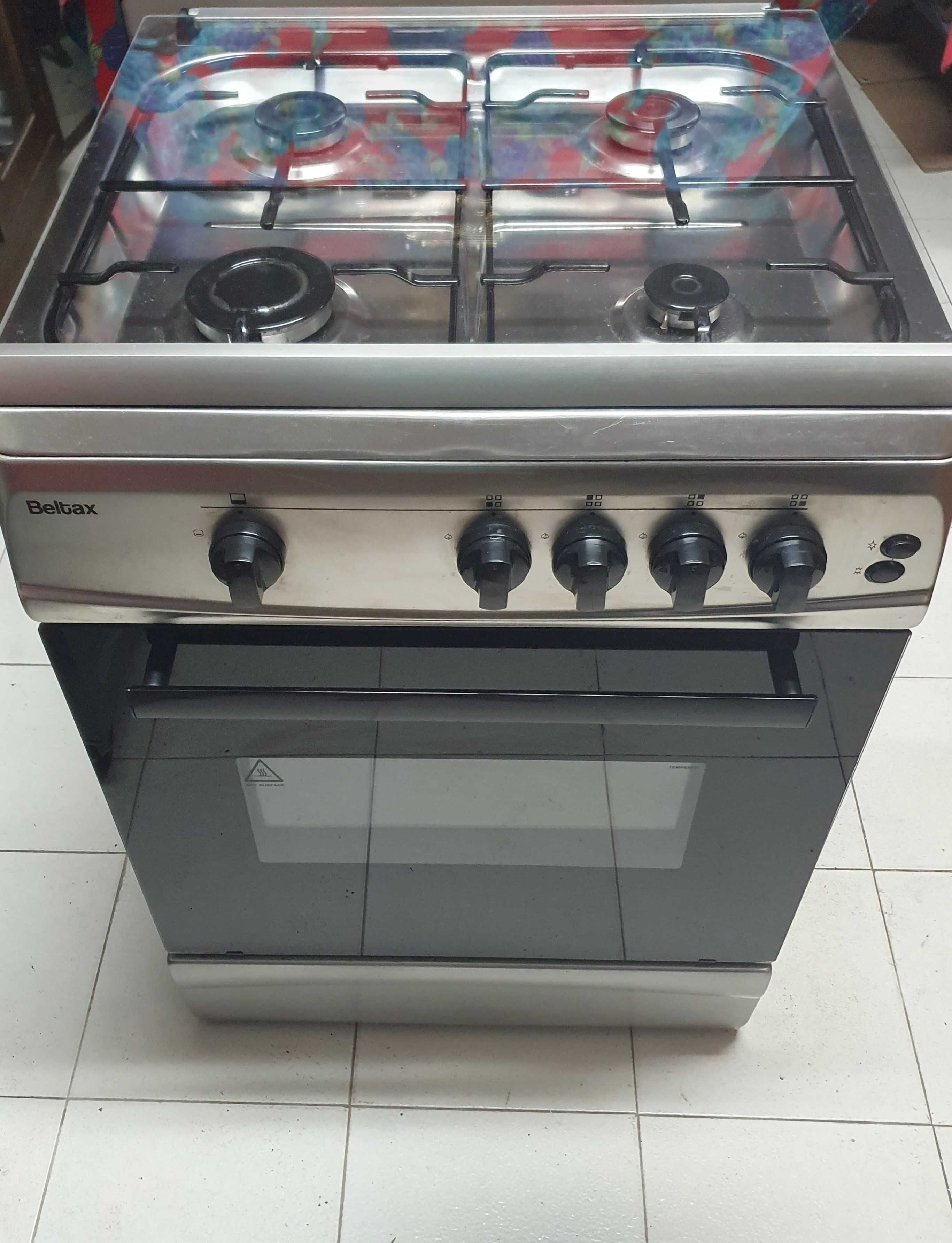 Fogão inox  BELTAX BGC-2001IX - Gás de bilha - Bom estado - PVP 330eur