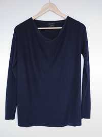 Massimo Dutti granatowa bluzka