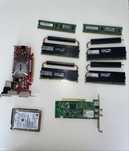 Lote de pecas PC antigas - RamDDR2, placa grafica ASUS, disco 750GB