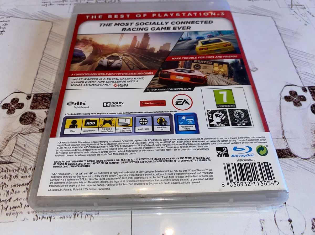NFS Most Wanted Ps3