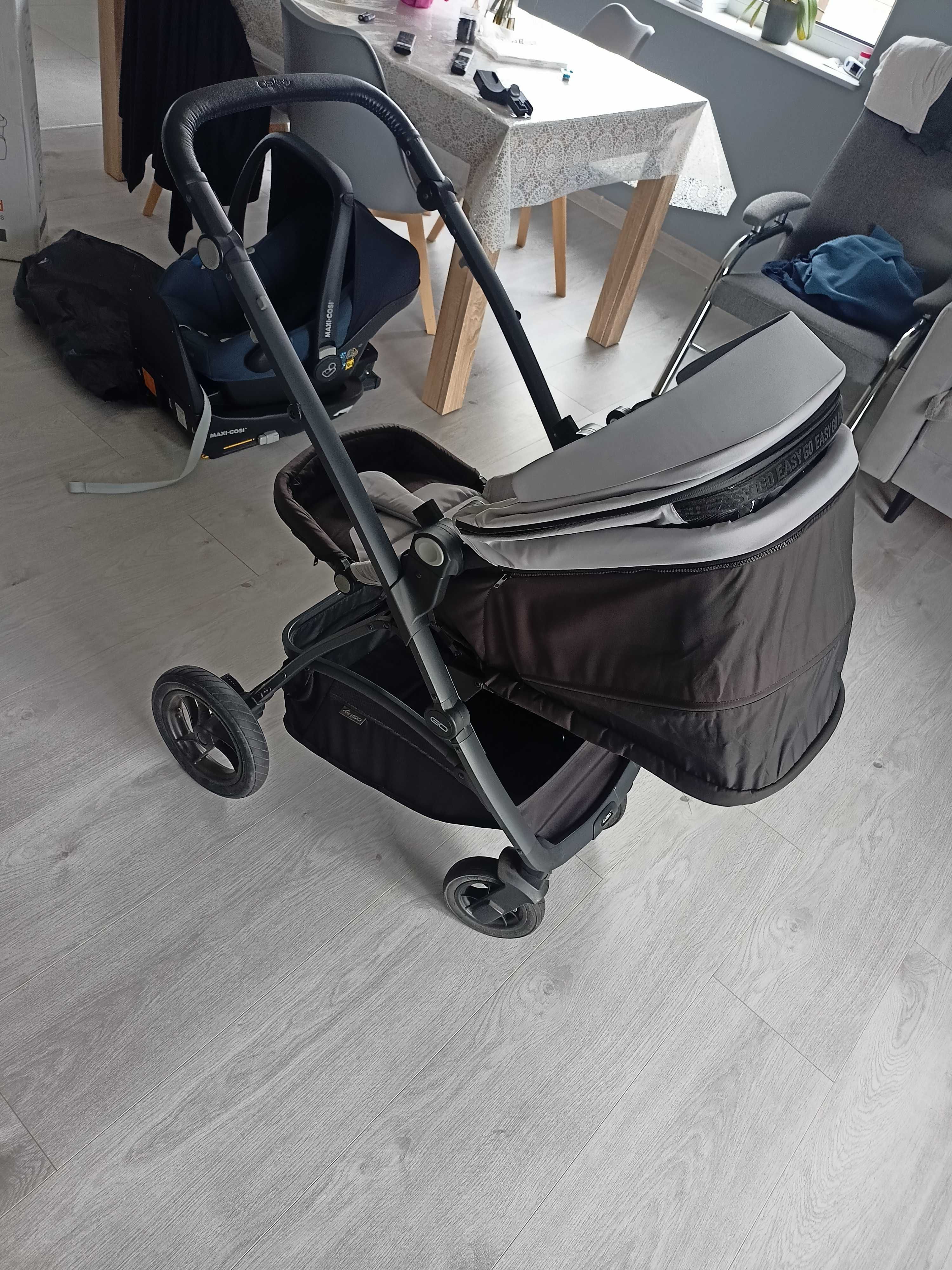 Wózek easy go optimo 2w1, baza family fix 2