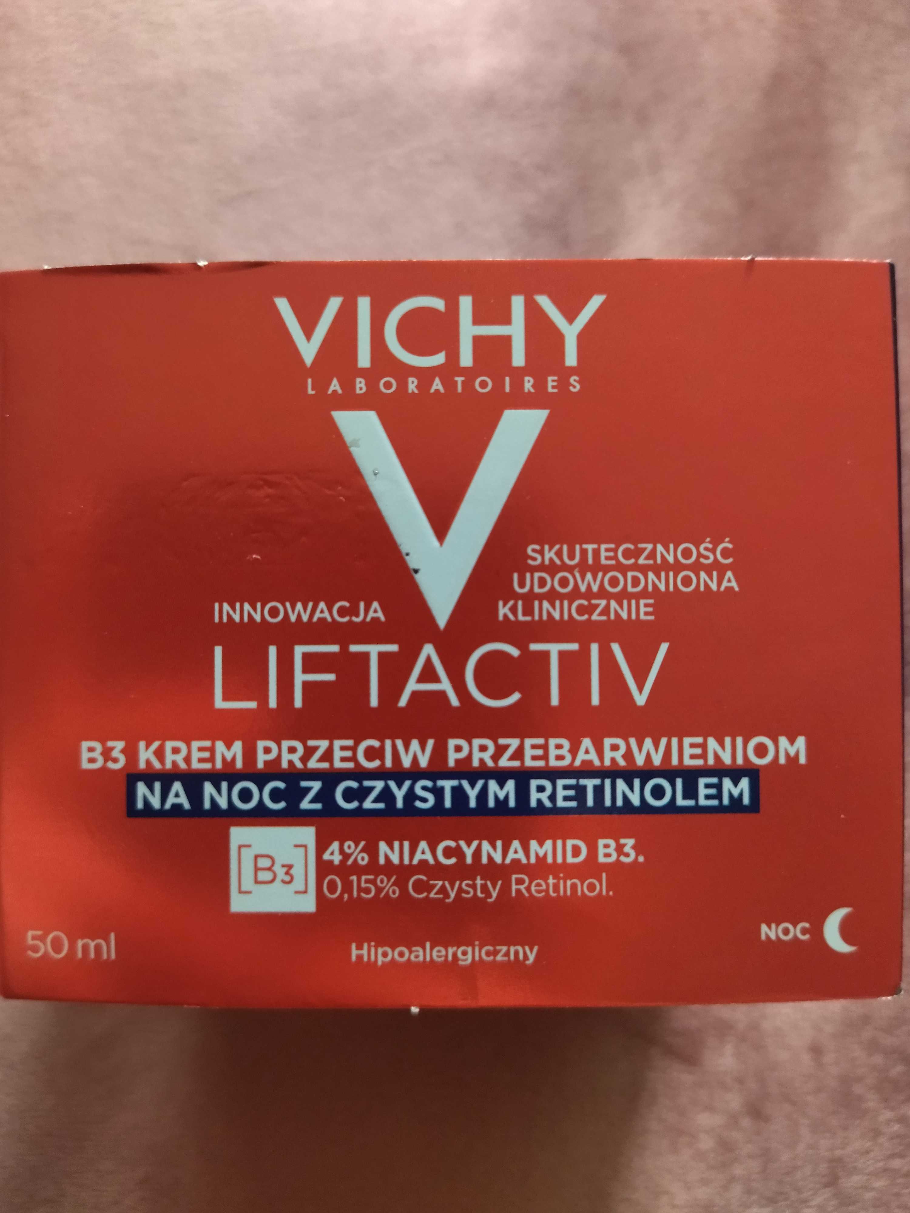 Krem na noc VICHY Liftactiv B3 z retinolem
