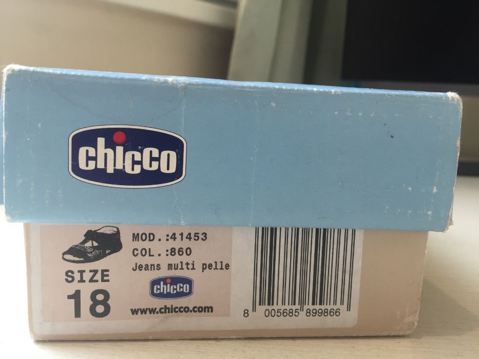 Новые детские ботинки ортопедические Chicco 18 размер