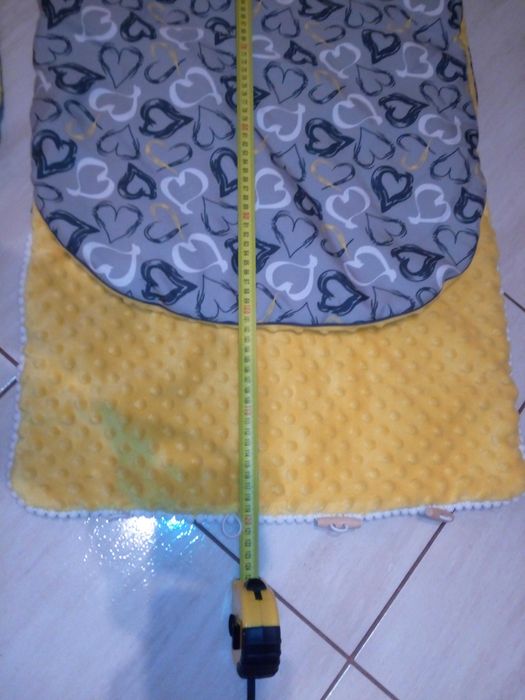 Śpiwór, śpiworek z mufką do wózka lub sanek bardzo ciepły idealny