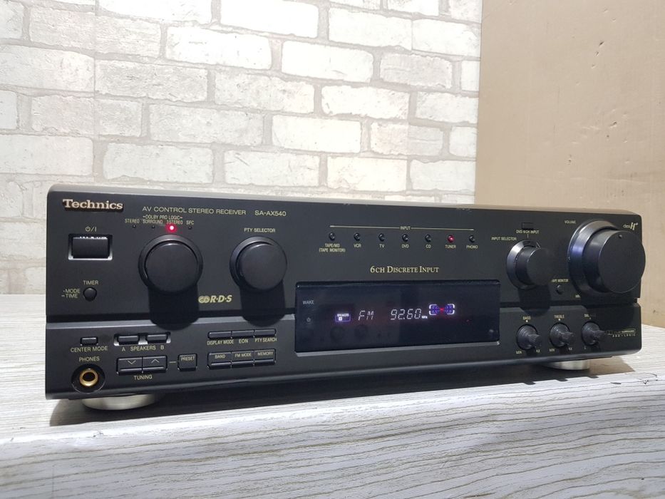 АV ресивер/підсилювач Technics SA-AX540 2x85Вт б/у з Німеччини