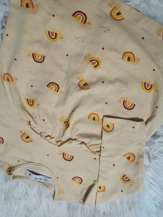 5.10.15 nowa bluzka 80 sukienka tunika w tęcze