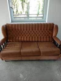 Komplet Wypoczynkowy Jadwiga Sofa+2 Fotele stan BDB