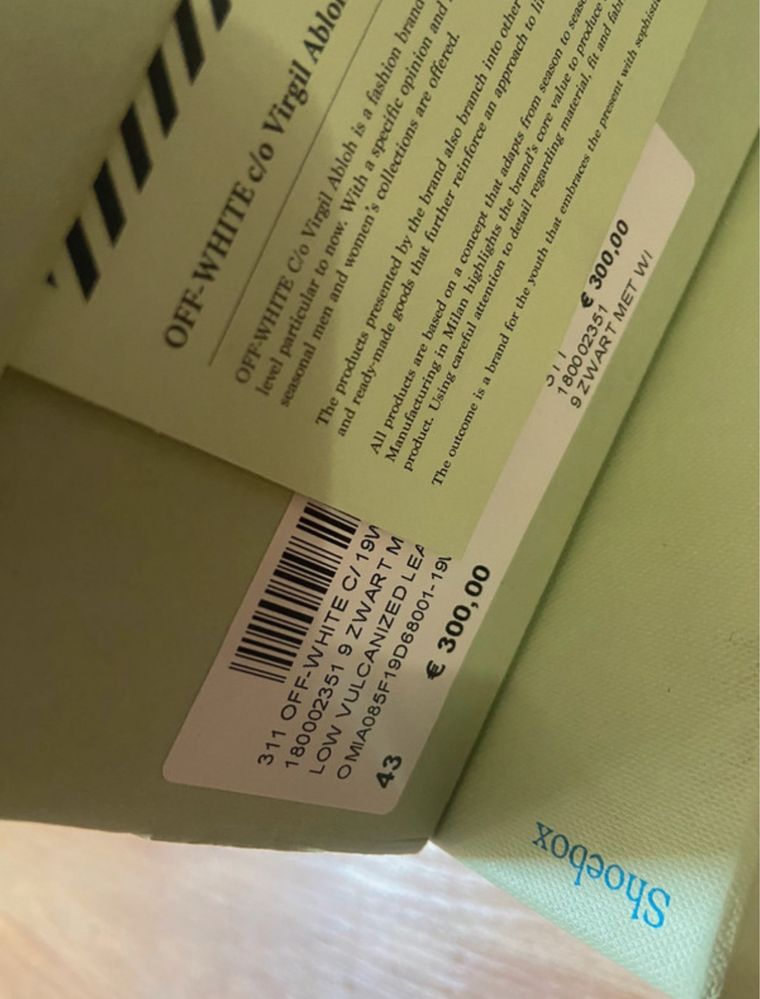 Off white vulcanized