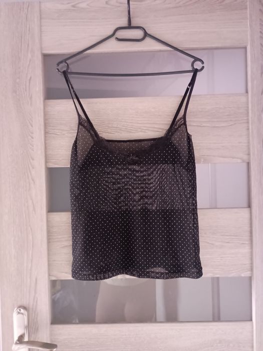 Bluzka na ramiączkach prześwitująca pidzama