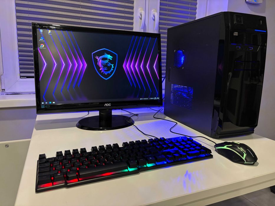 Zestaw Do Gier i5 4x3.4Ghz/GTX-550Ti/Ram-8GB/SSD+500GB/Monitor Asus