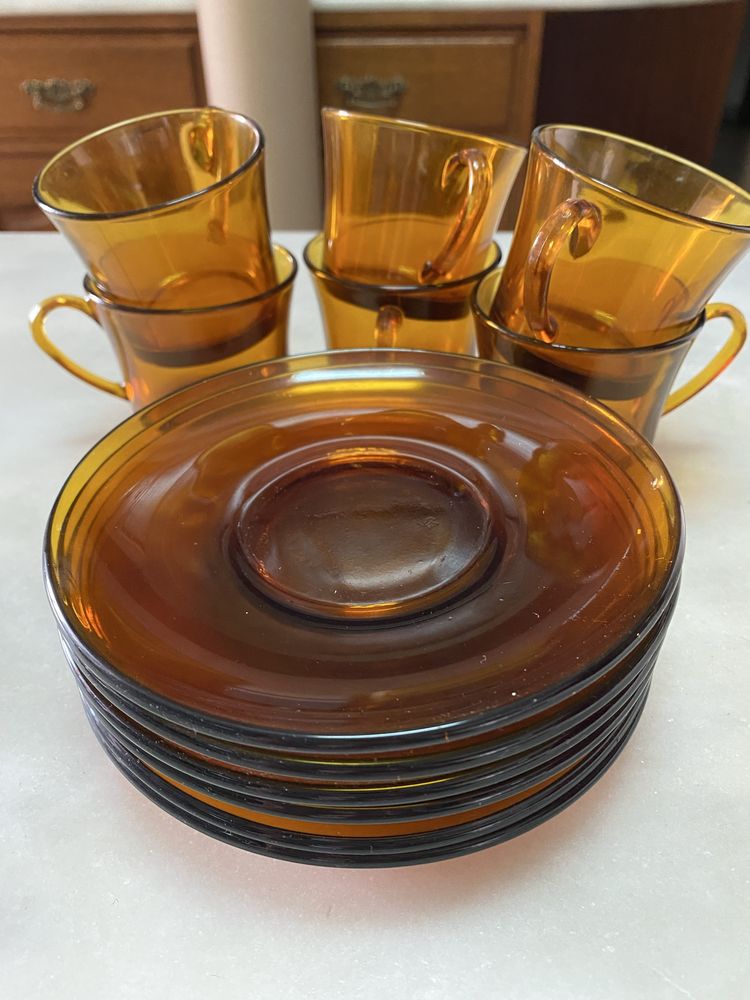 Conjunto de 6 chavenas de cafe