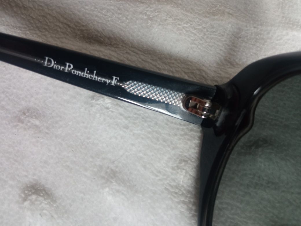 Dior Pondichery okulary przeciwsłoneczne duże czarne oryginał