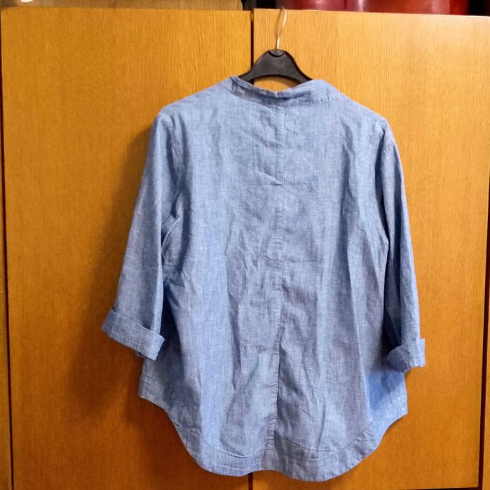 Cienka narzutka w stylu jeansowym