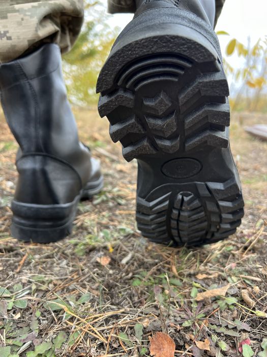 Берцы зимние кожаные / с мехом / Берці чорні зимові шкіряні / є опт