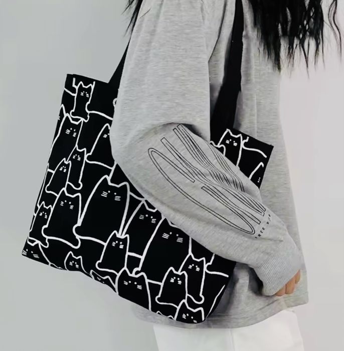 Жіноча нова якісна гарна модна Полотняняна сумка