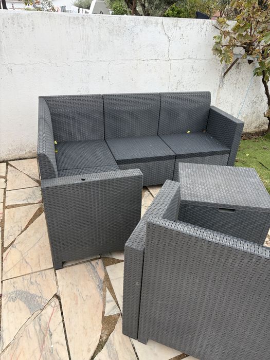 Conjunto de sofá de quintal