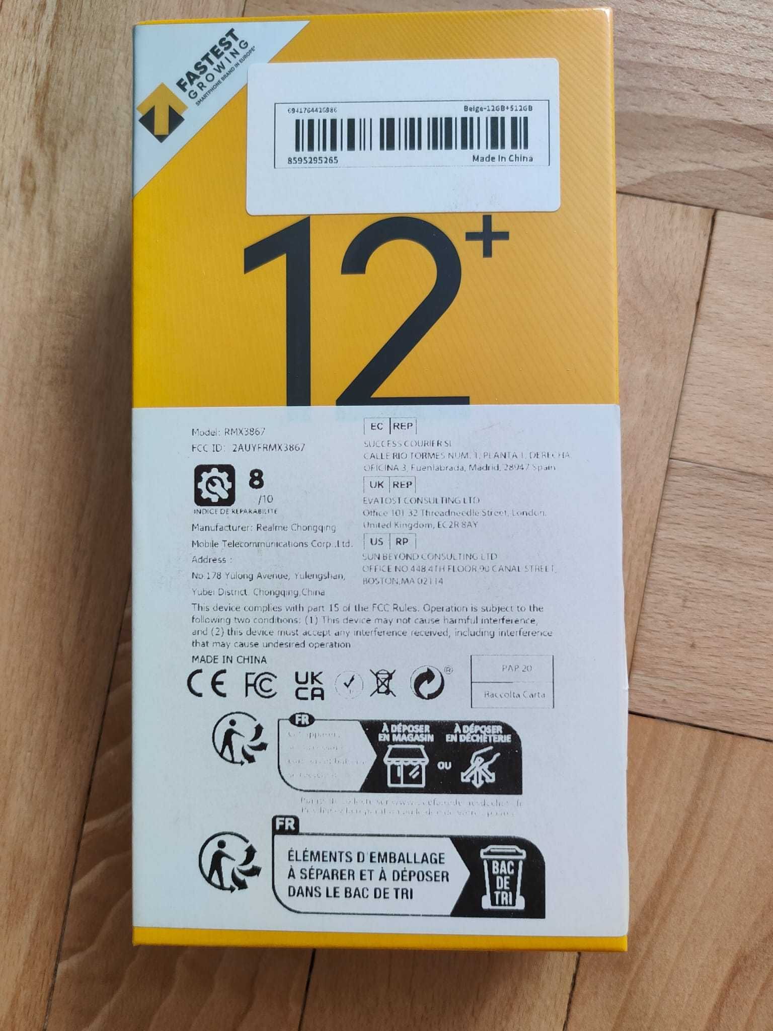 Realme 12+ 5g 12GB/512GB