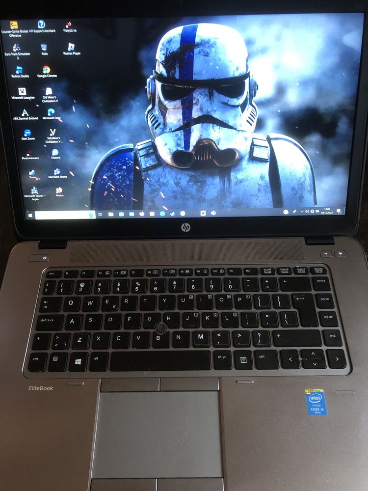 HP elitebook 850 Windows 10 SSD 128GB Sprawny