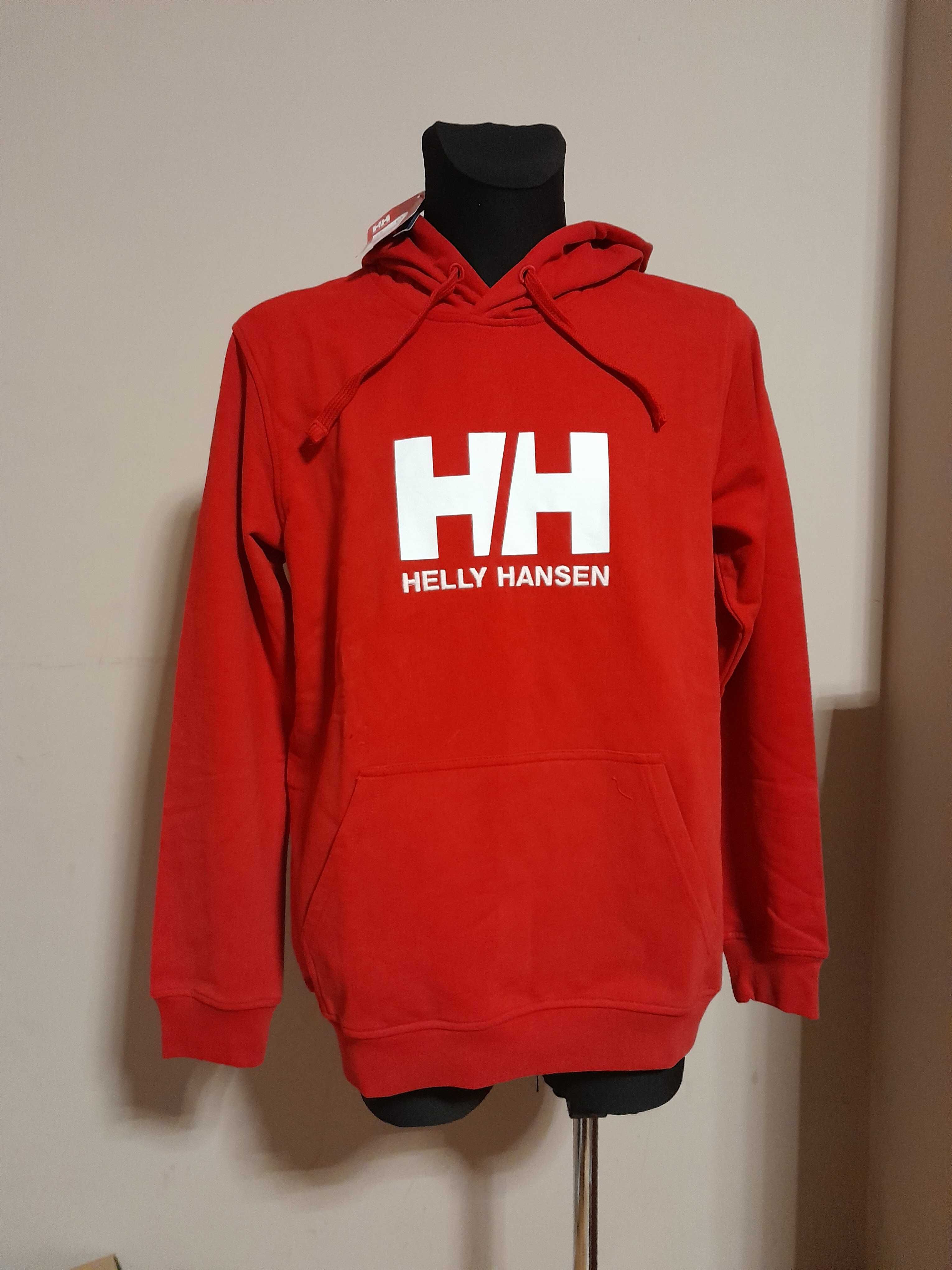 Bluza z kapturem Helly Hansen L czerwona Nowa