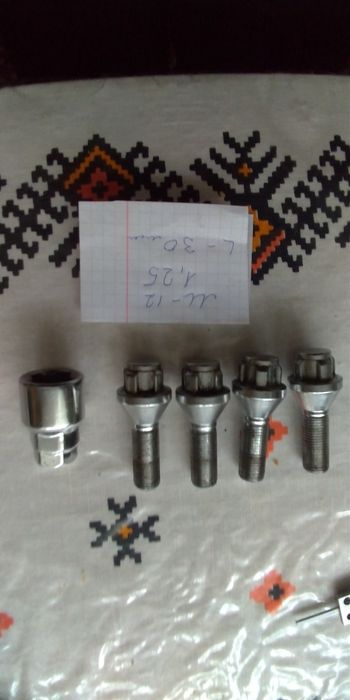 Секрети Болти для коліс М 12