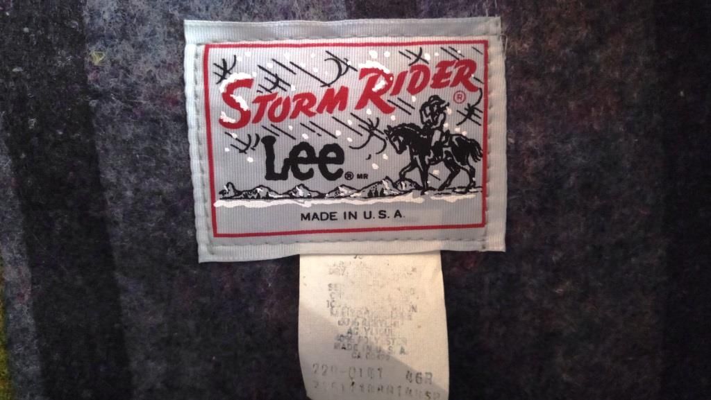 LEE STORM RIDER 46R Made in USA Из коллекции NEW