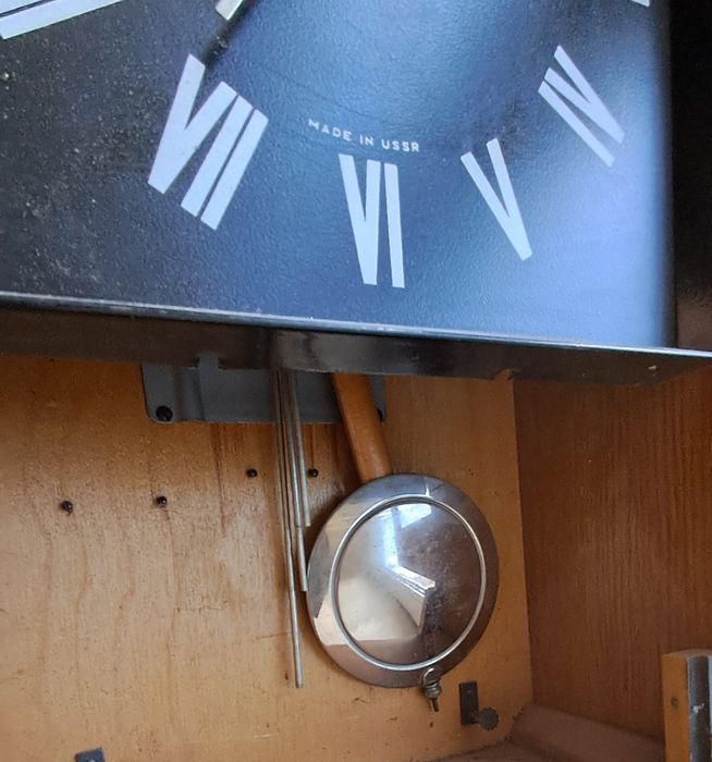 Настенные часы с боем Янтарь СССР на ходу