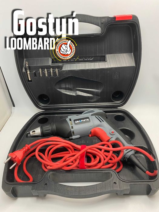Od Lombard Gostyń Wkrętarka GRAPHITE 58G791 Walizka!!!