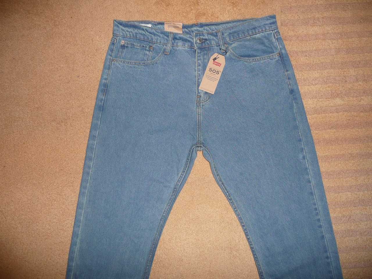 NOWE spodnie dżinsy LEVIS 505 W36/L32=47,5/111cm PREMIUM