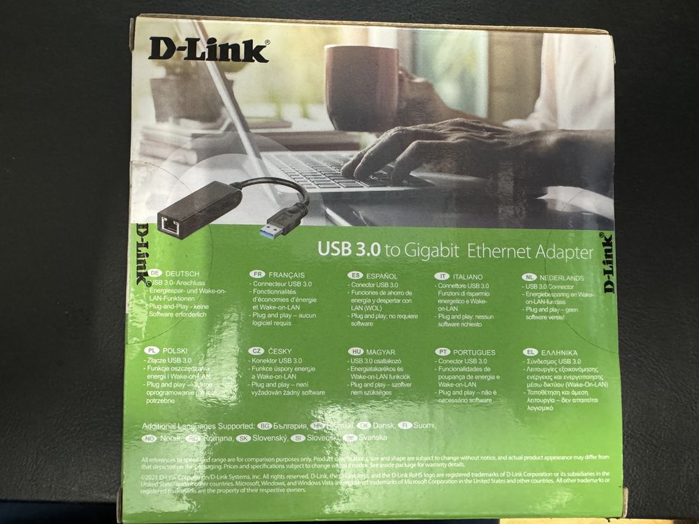 Przejściówka z USB na ethernet D-Link DUB-1312