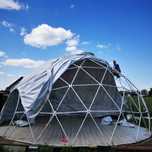 Namiot sferyczny 8m 50m2 glamping