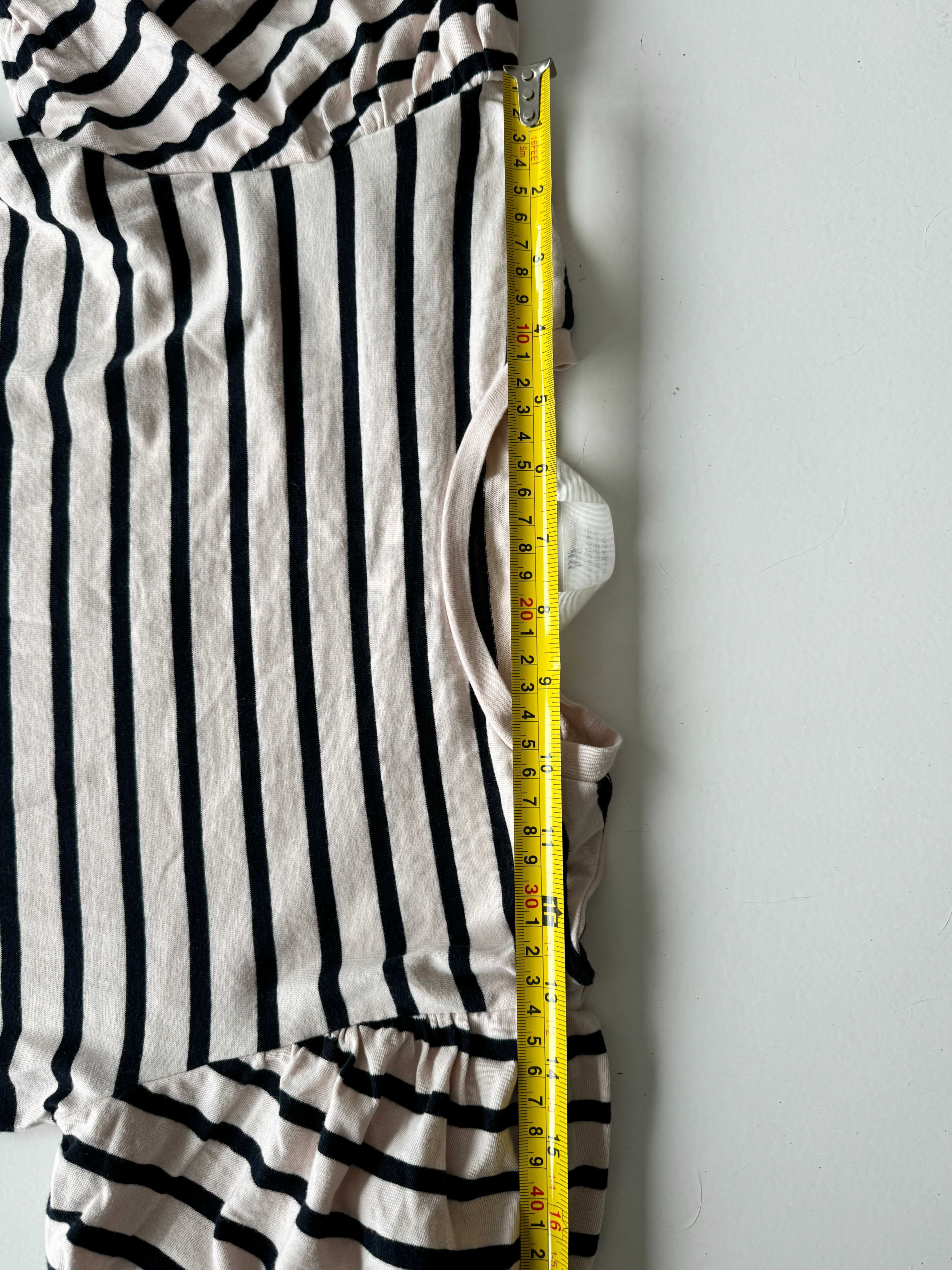 H&M Sukienka w stylu marynarskim – rozmiar 134, założona raz