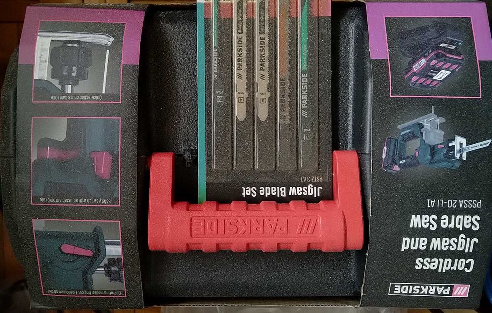 NOWA 2w1 akumulatorowa wyrzynarka i piła szablasta +AKU + 19BRZESZCZOT