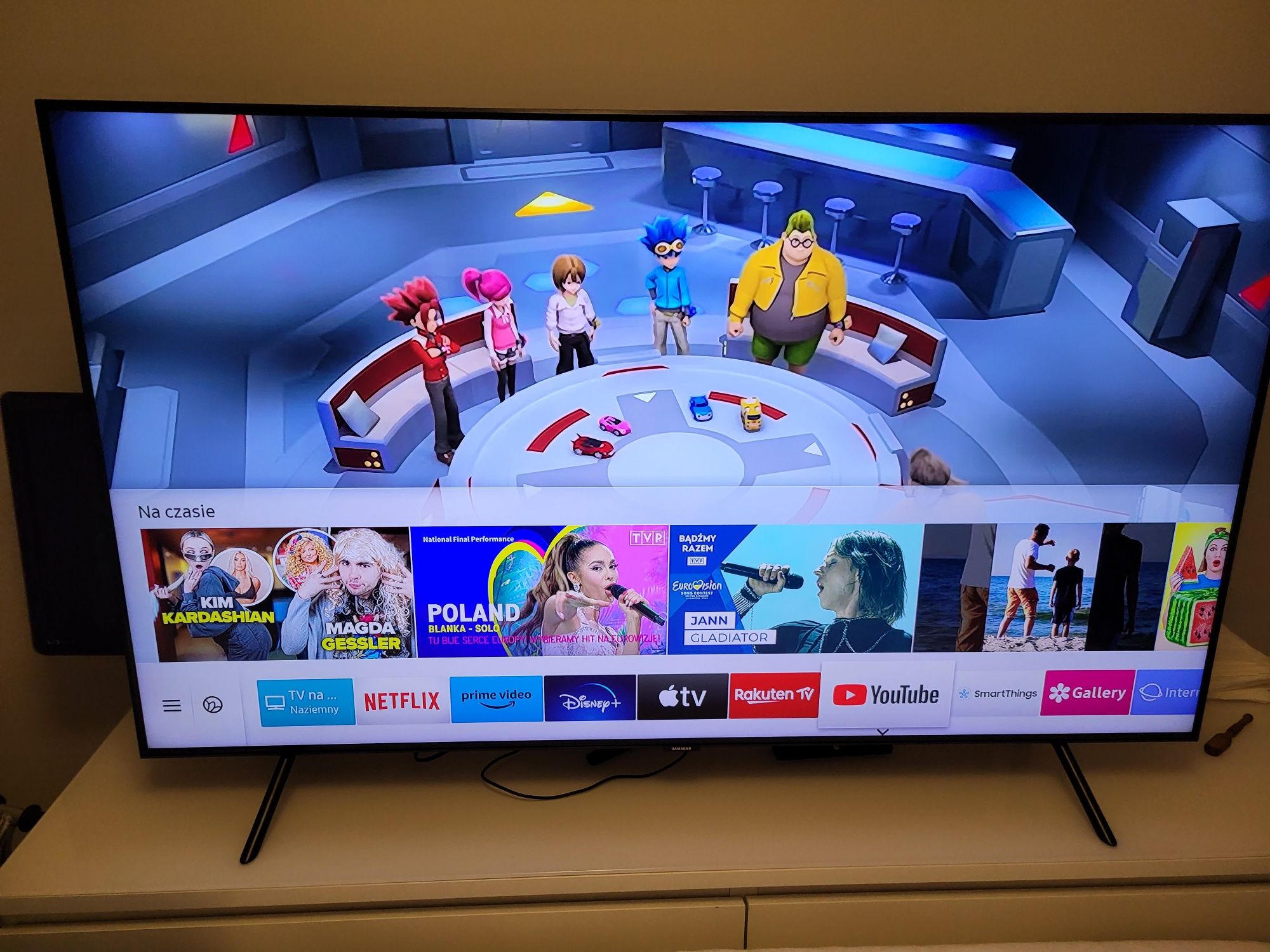 Telewizor Samsung 55" 4k smart tv dvb-t2 wifi YouTube Netflix