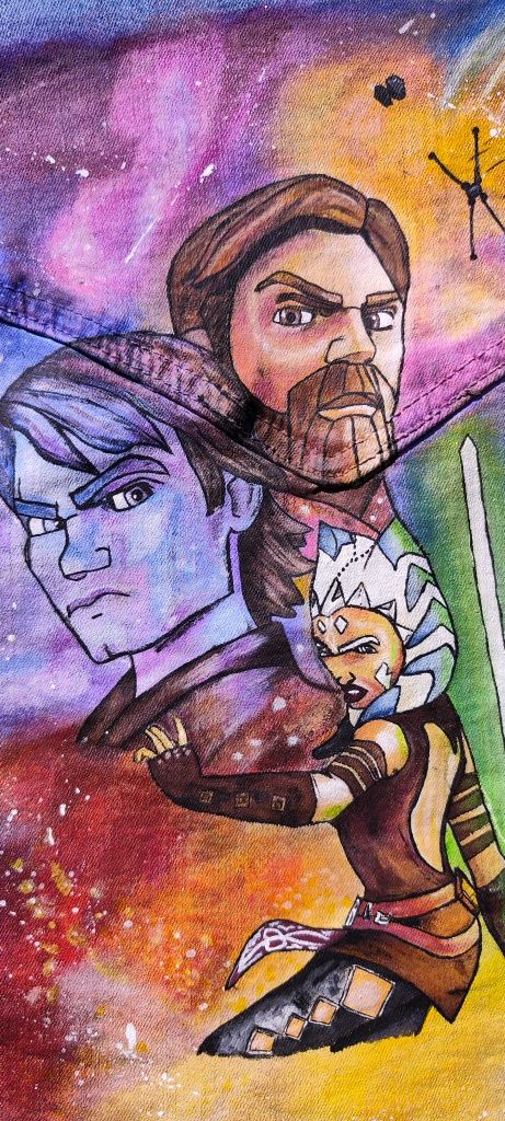 Kurtka jeansowa personalizowana Star Wars - Custom