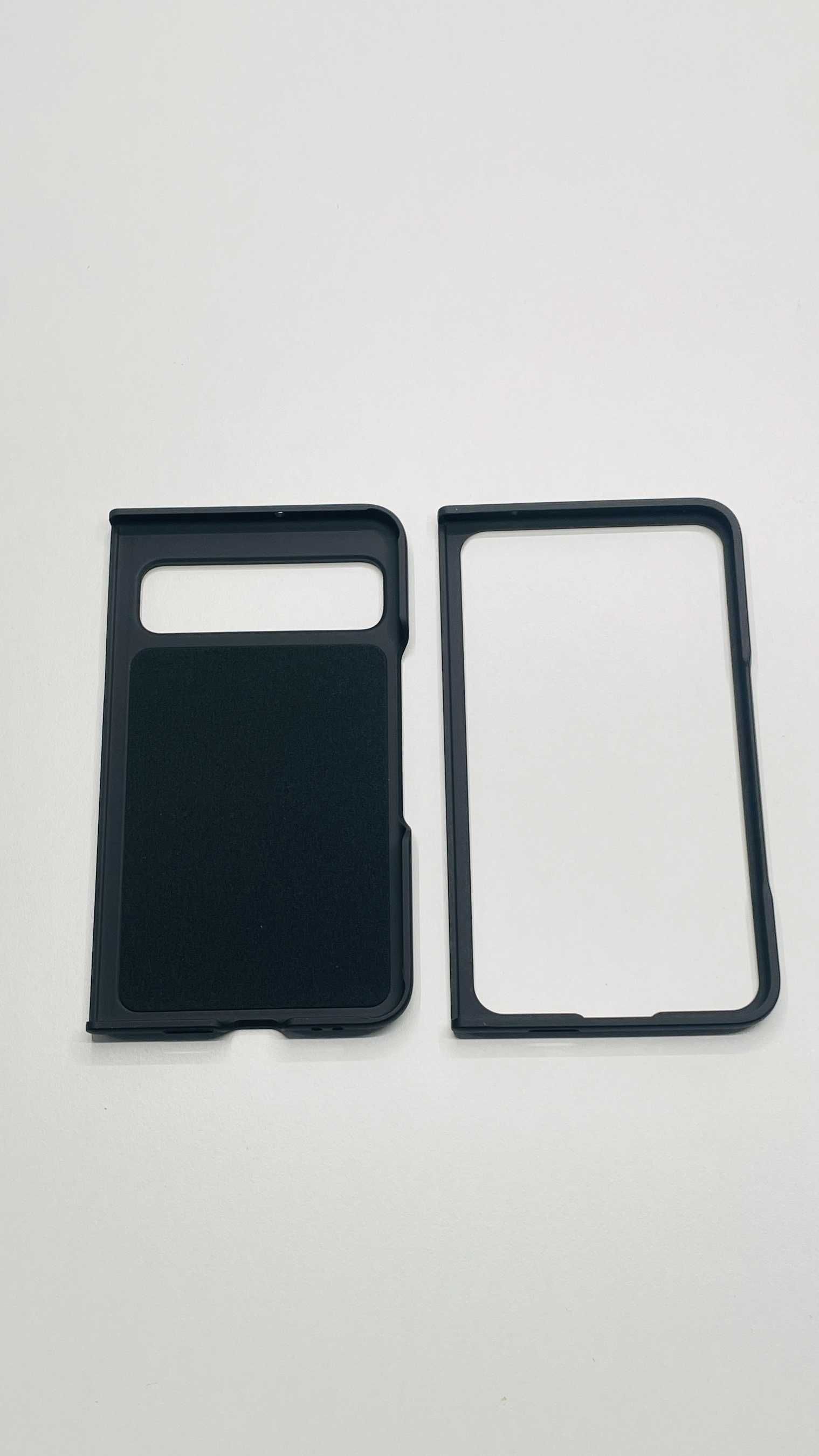 Plecki Etui do Google Pixel Fold 2023 Brązowe Skórzane Foluu