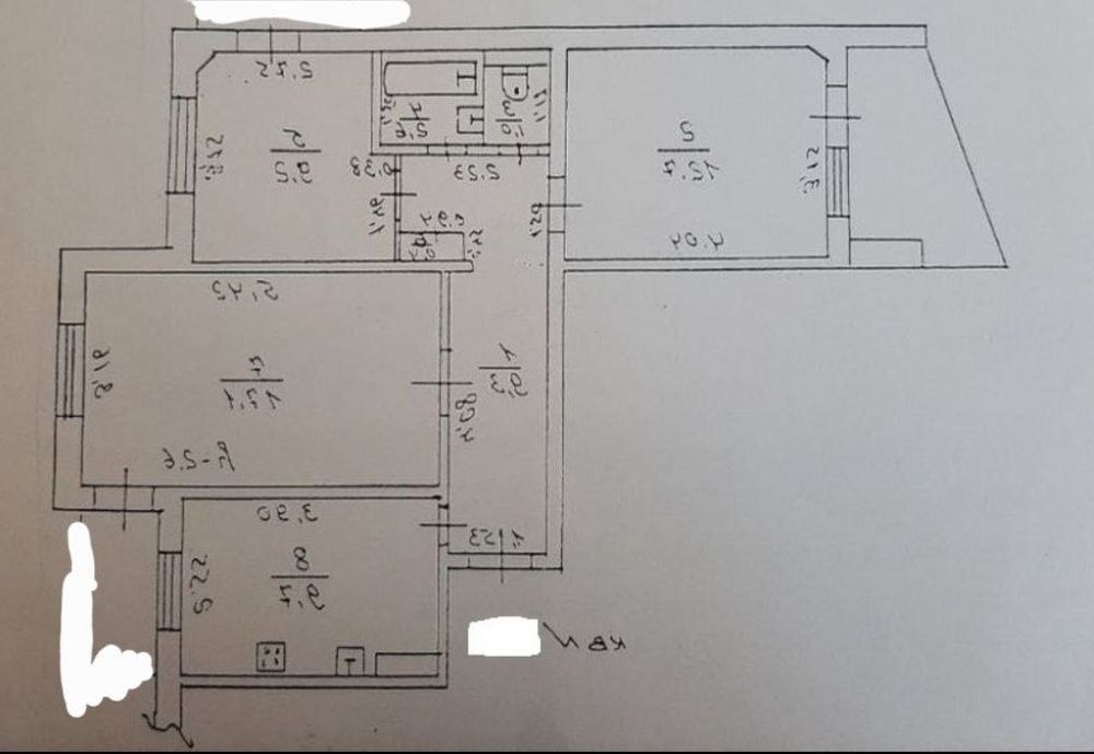 3 комнатная квартира Таирова Королева/Панорама Рынок киевский ГАЗ