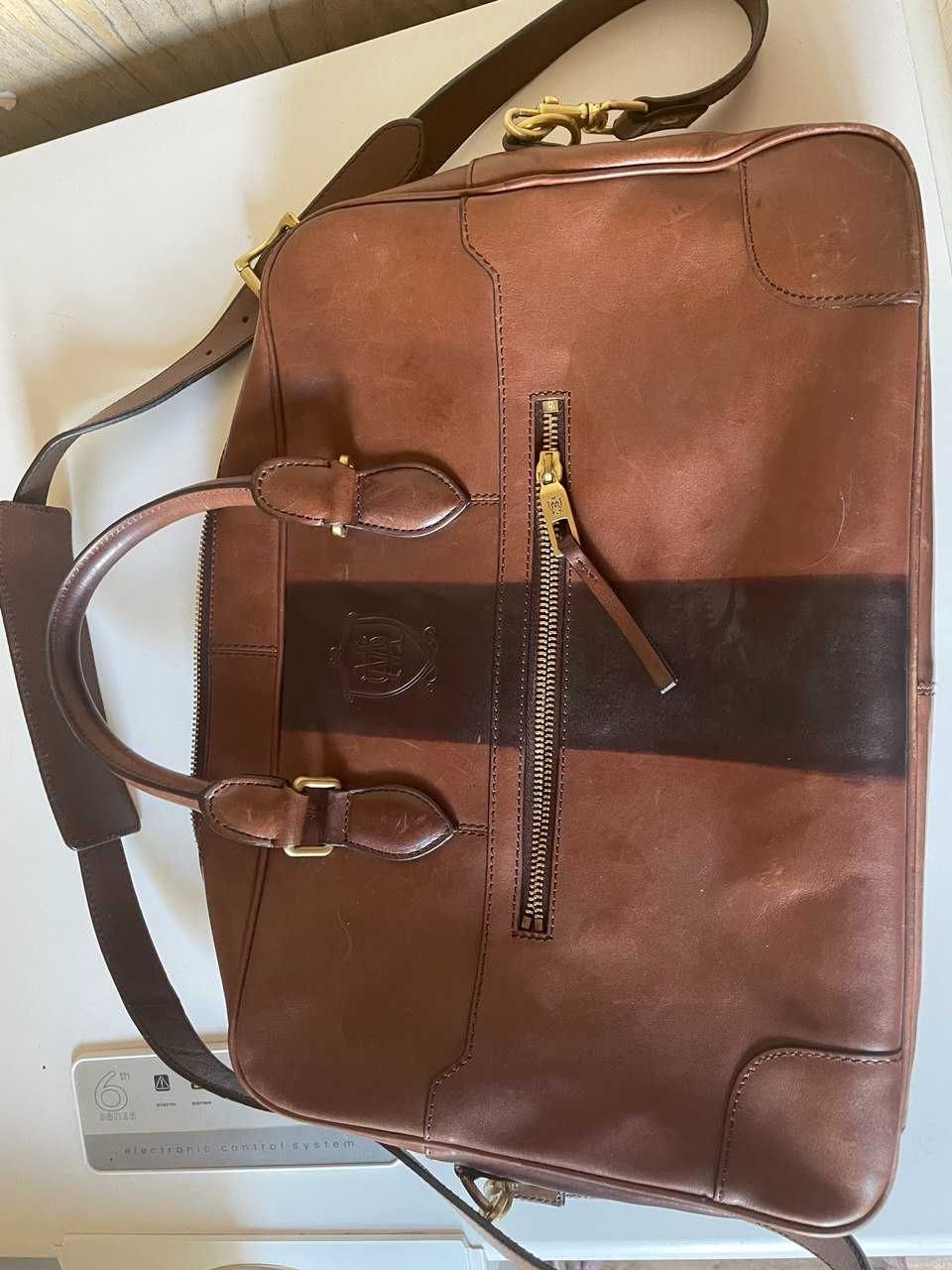 Massimo Dutti сумка шкіряна
