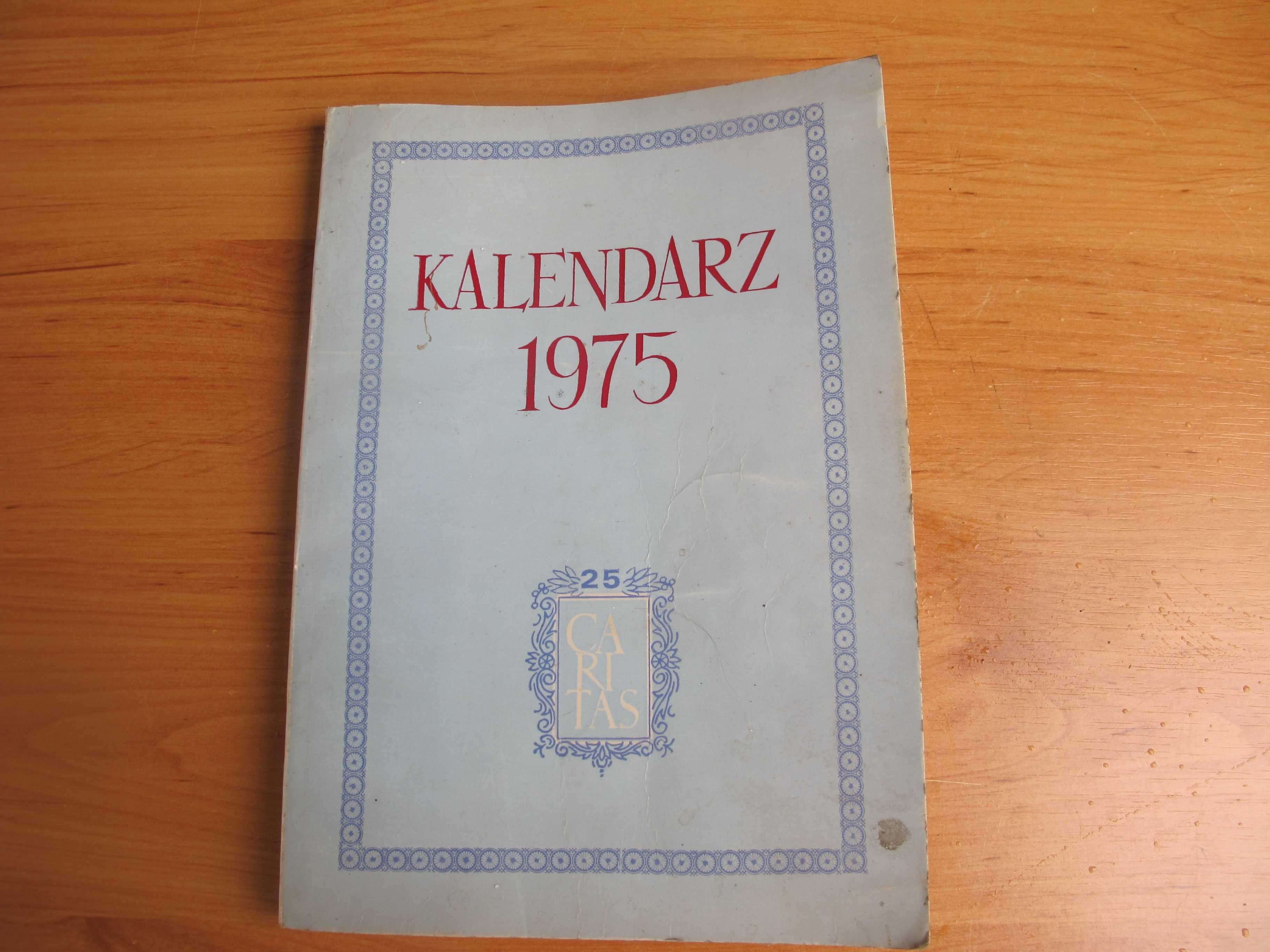 Stary Kalendarz "CARITAS "z 1975 r