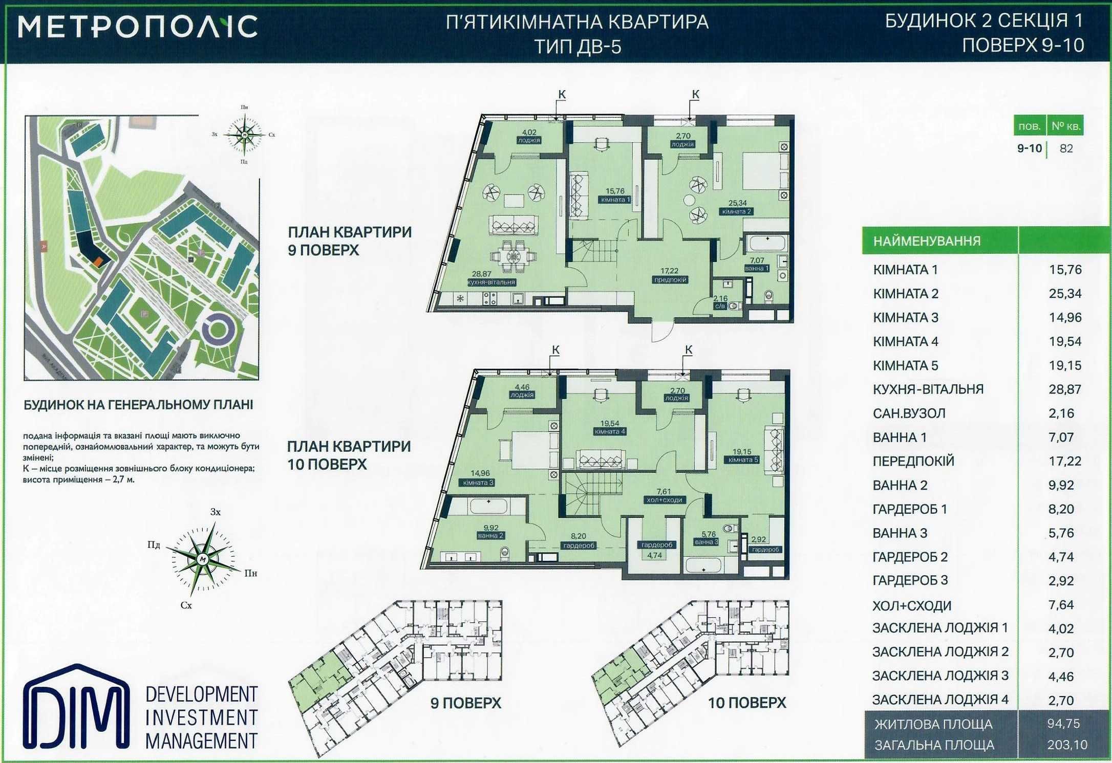 Продається велика готова квартира в ЖК Метрополіс поверх 9 розтермін