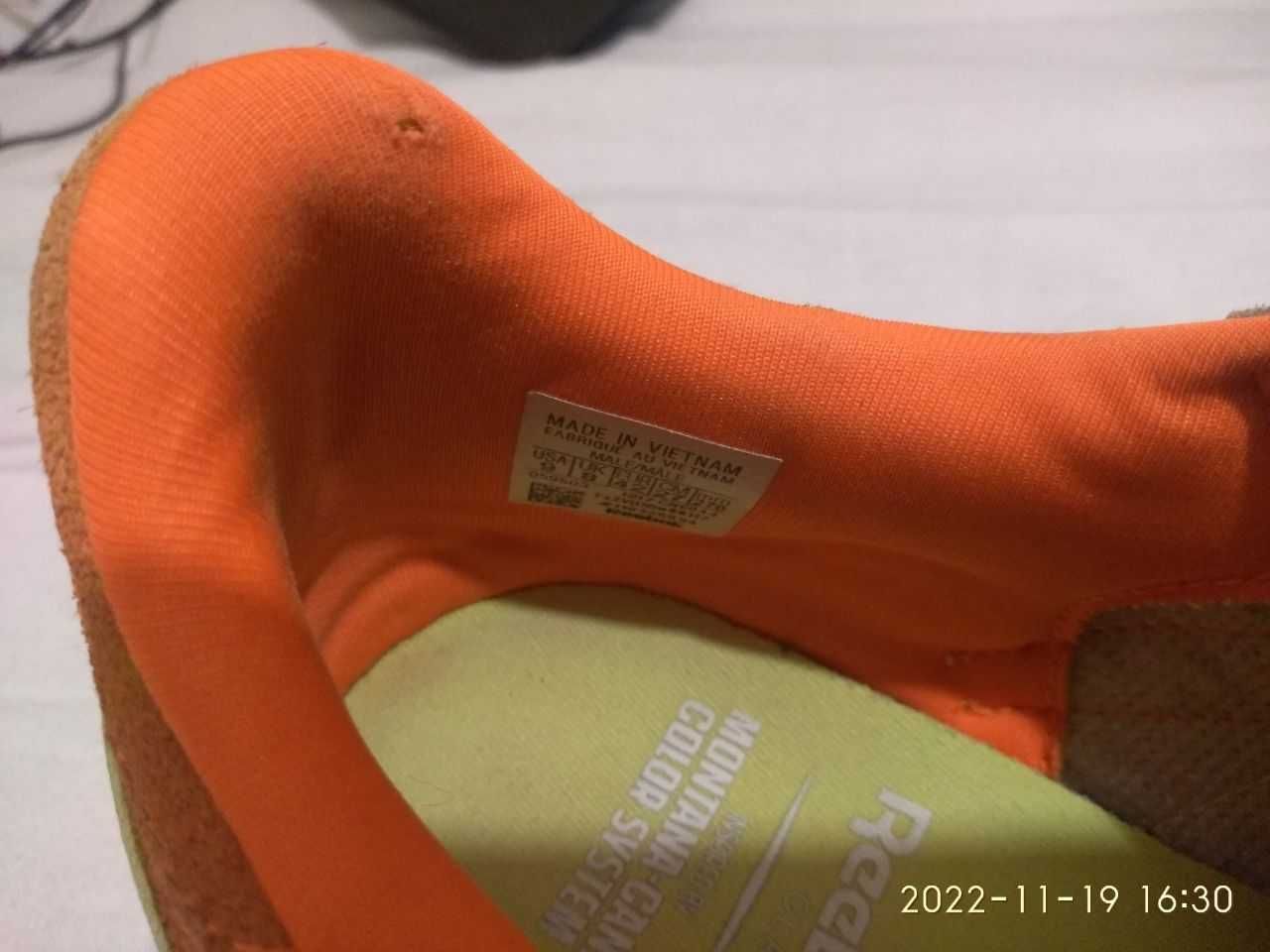 Reebok Mens Montana Cans CL orange