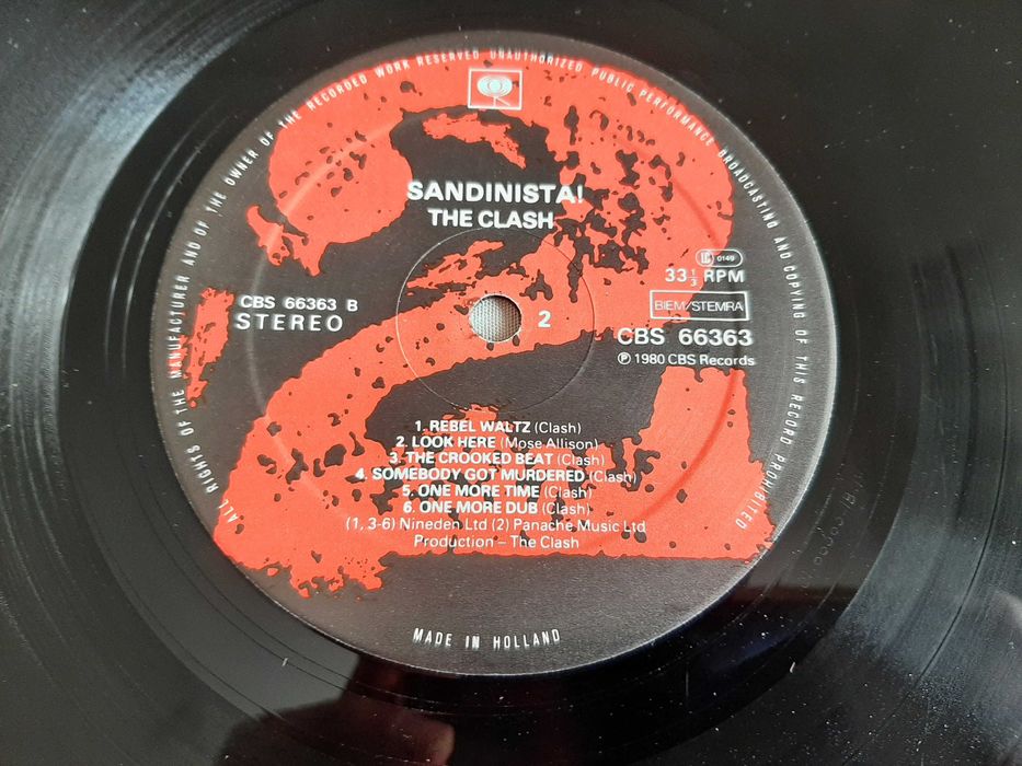 The Clash - Sandinista! - Europa - 3 x Vinil LP