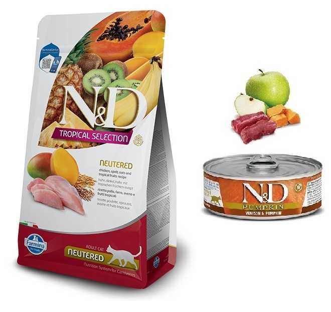 Farmina Cat N&D Tropical Adult Neutered chicken 5 kg
