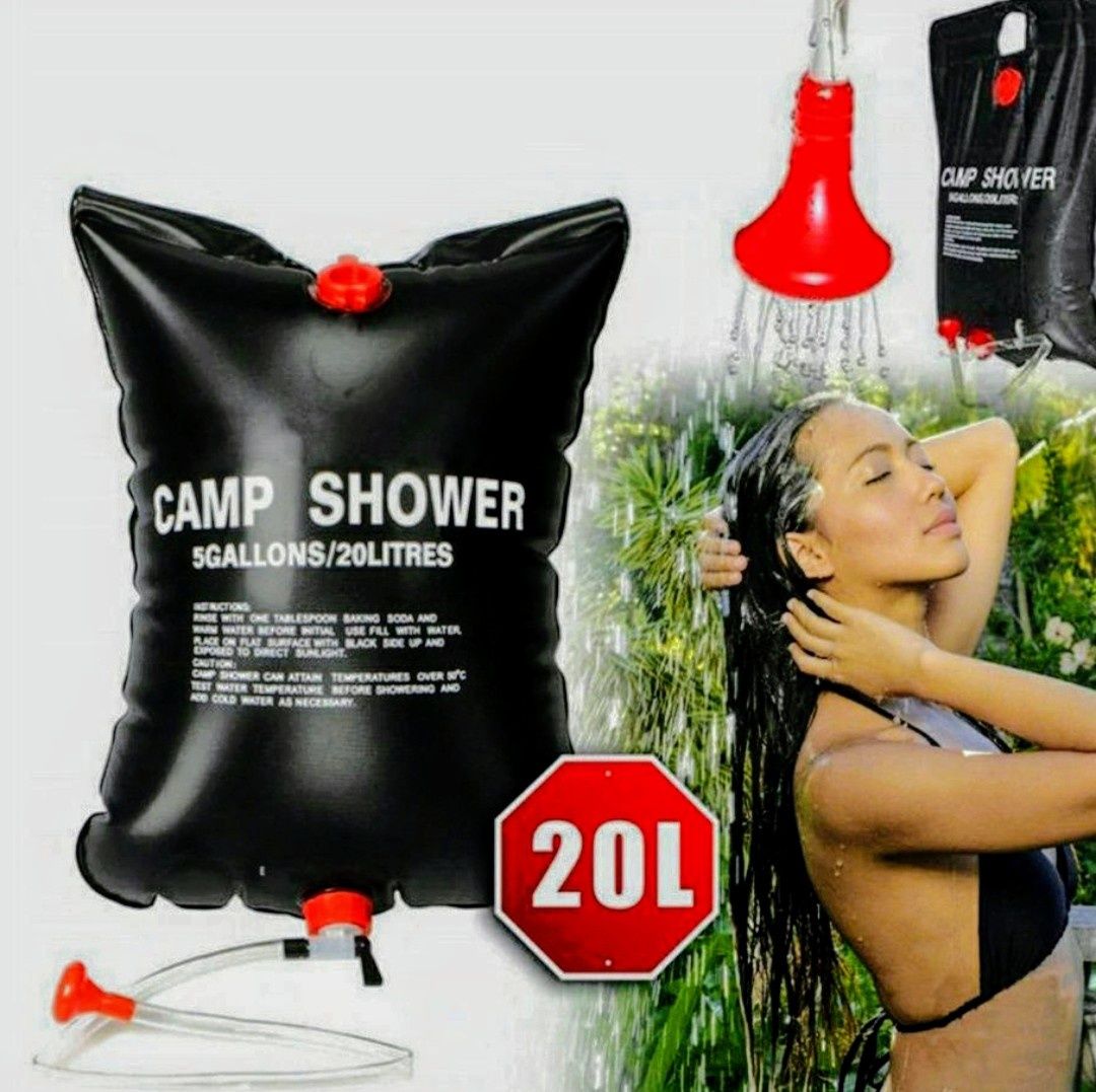 Prysznic Turystyczny Podgrzewany Camping Biwak 20l.