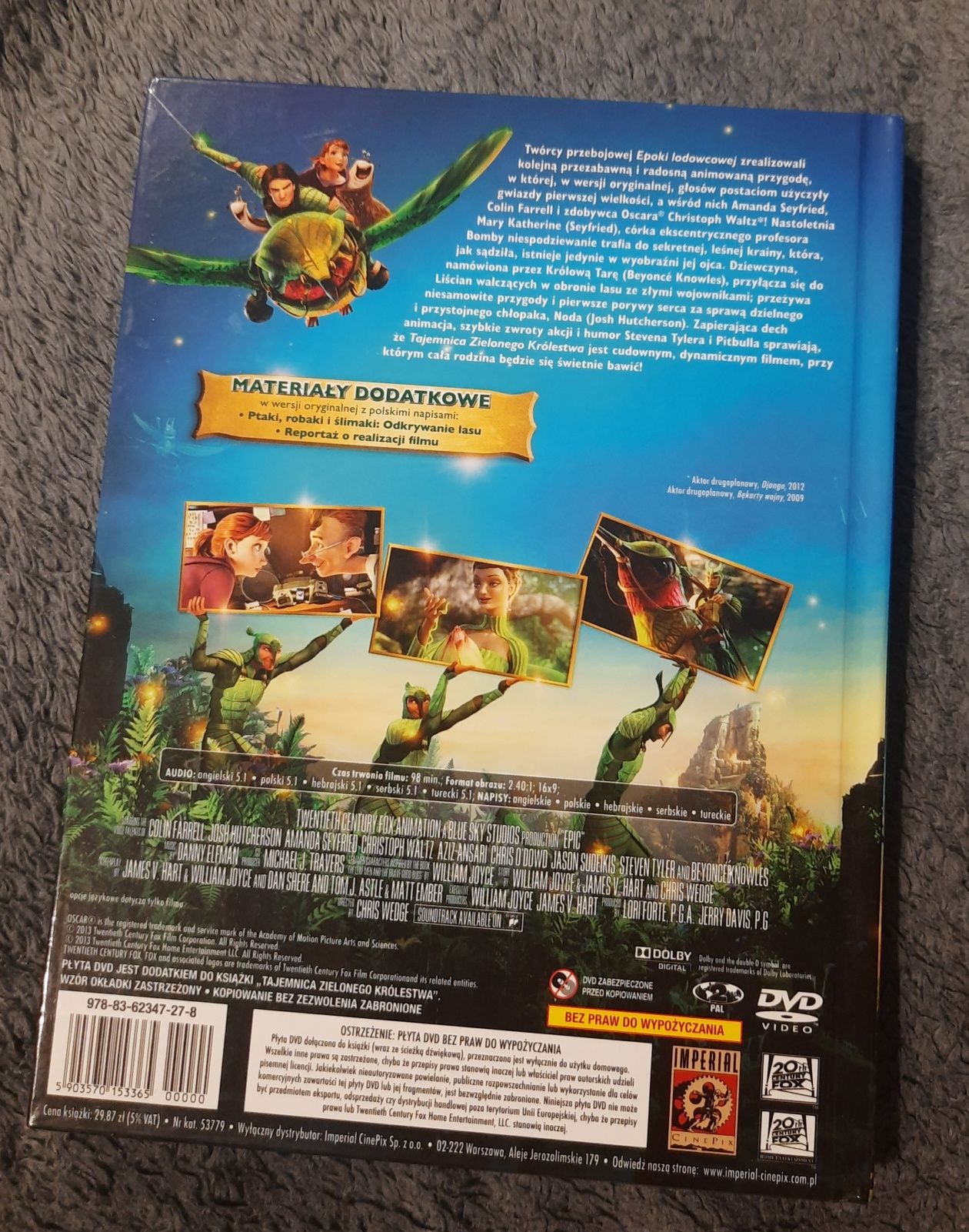 Tajemnica Zielonego Królestwa film na DVD Disney