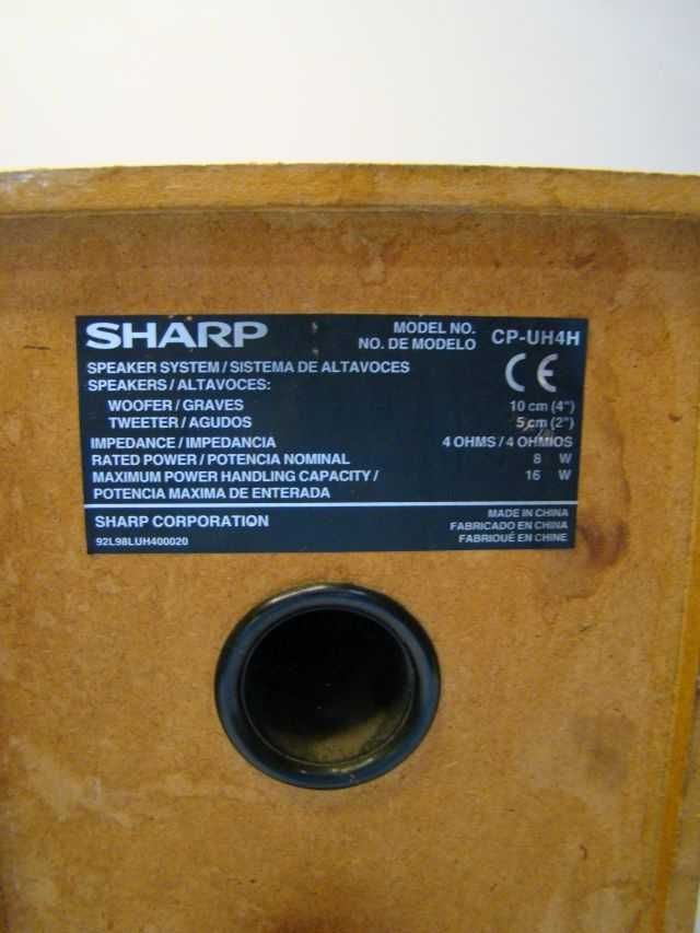 Głośniki do miniwieży Sharp , model CP-UH4H