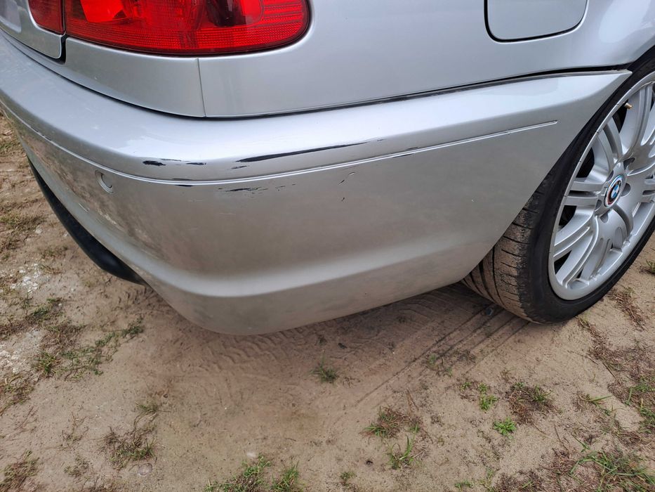 Bmw e46 coupe cabrio zderzak tył tylny m pakiet titansilber