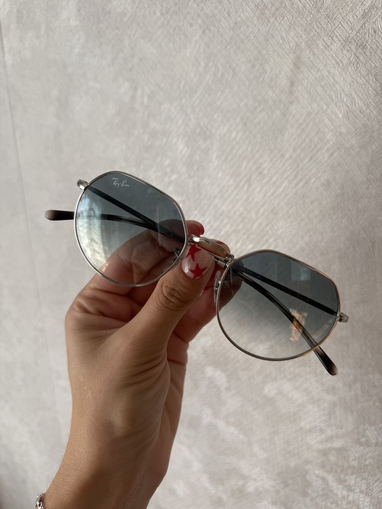 Сонцезахисні окуляри Ray Ban RB3565 003/3F 53 Градиент Голубой