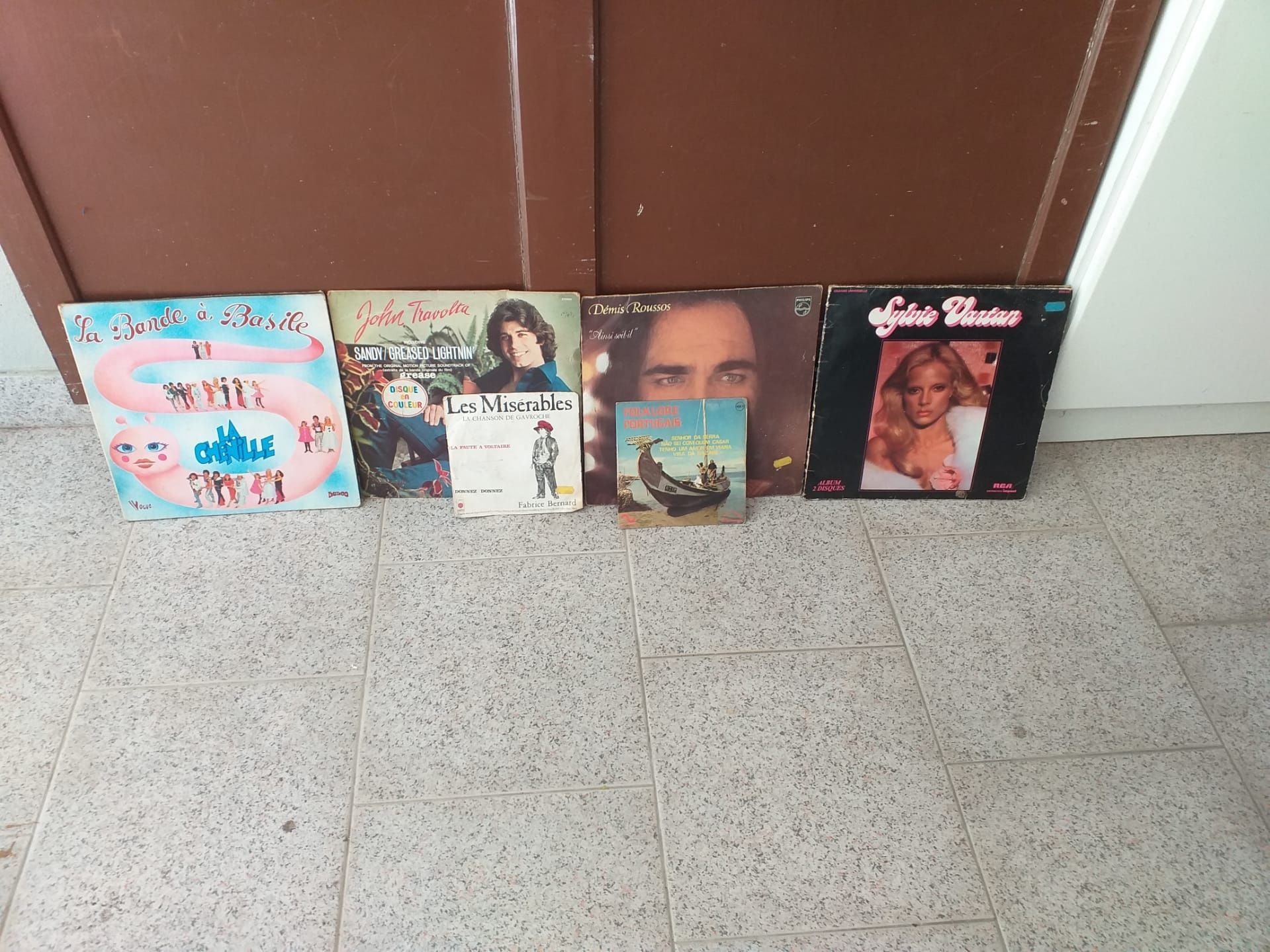 Conjunto de discos de vinil