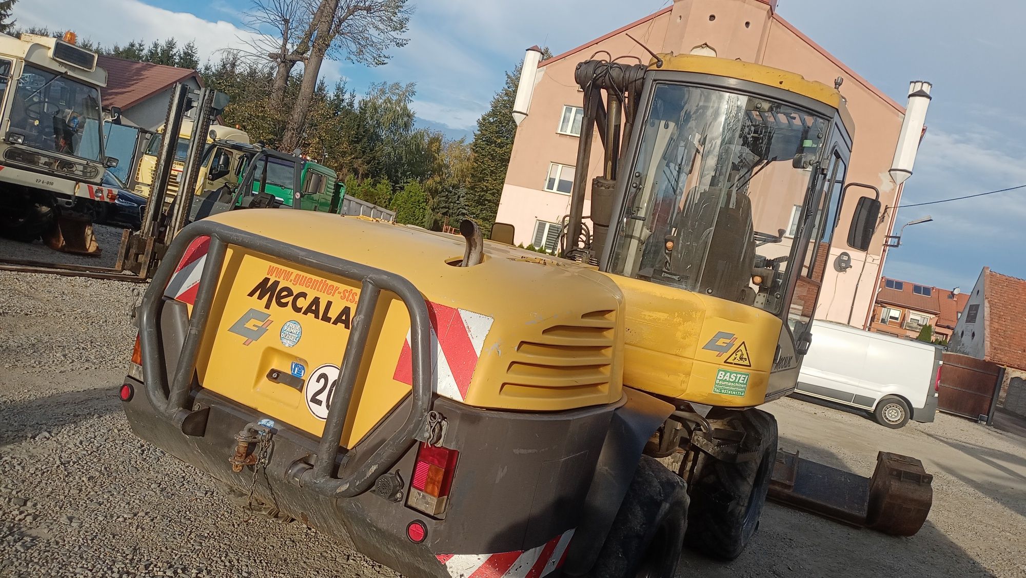 Mecalac 12 mtx 2011 PELNY OSPRZĘT ładna z Niemiec łyżki